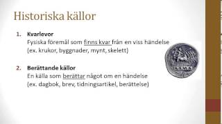 Historiska källor [upl. by Farrand]