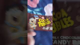 Cocoa Pebbles chocolate bar review [upl. by Nisay]