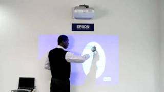 Epson Short Throw Projector Demo [upl. by Eillom760]