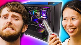 Building a PC with my Wife was a MISTAKE  Lounge VR PC Build [upl. by Ginder]