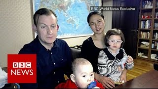 Prof Robert Kelly is back amp this time his wife amp children are meant to be in shot BBC News [upl. by Elyrpa977]