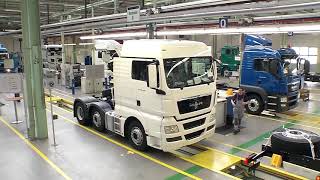 MAN Trucks Production [upl. by Nessi]