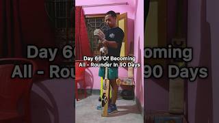 Day 66 Of Becoming AllRounder In 90 Days 🏏❤️ cricketvlog minivlog 90dayschallenge allrounder [upl. by Ellenrahc]