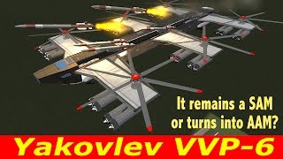 KSP Yakovlev VVP6 VTOL concept copter Retrofuture Firespitter BDArmory [upl. by Emmey]