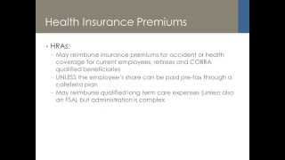 FSA HRA and HSA Eligible Expenses [upl. by Bulley]