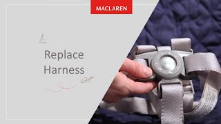 How to Replace the Harness on your Maclaren stroller [upl. by Anahsal222]