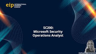 SC200 Microsoft Security Operations Analyst [upl. by Ailimaj]