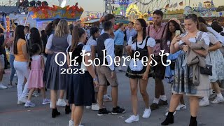 Oktoberfest Munich 2023  Oktoberfest Germany walking tour 4k [upl. by Chrysler454]