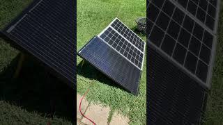 Charging my Ecoflow Delta Mini with three 100w solar panels [upl. by Andie]