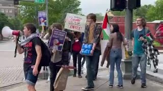 Fayetteville High School students walk out in support of Palestine [upl. by Ming]