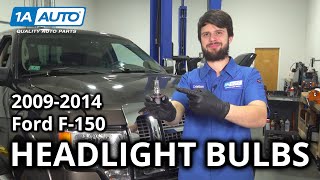 How to Replace Headlight Bulbs 20092014 Ford F150 [upl. by Kei]