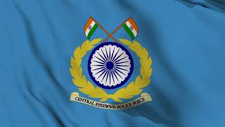 Indian Central Reserve Police Force flag  CRPF India [upl. by Asilej]