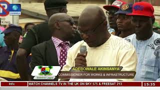 Ambode Commissions Dualized Alapere Road  Dateline Lagos [upl. by Arikahc]