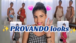 PROVANDO ROUPAS GRÁVIDA PROVANDO LOOKS GRÁVIDA ROUPAS FAVORITAS 💖✨ provando provandolooks [upl. by Colley342]