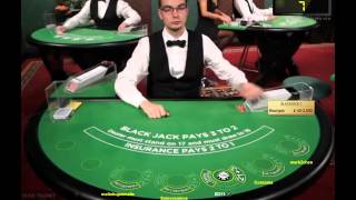 Evolution Gaming Live Blackjack Session Min £50 Bets [upl. by Areema]