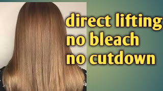 how to change hair colour at home direct lifting anil blue secrets [upl. by Ttayh]