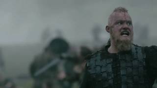 Vikings S05 E10 Bjorn retreats from the battle with Ivar [upl. by Ennairod]