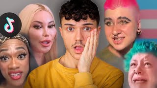 Reacting To The WORST Woke Trans TikToks [upl. by Aiekam]