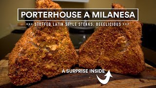 Porterhouse STEAK a MILANESA Sous Vide Experiment [upl. by Nirrej]