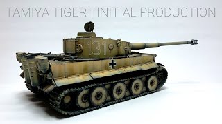 TAMIYA 135 GERMAN TIGER I INITIAL PRODUCTION Scalemodel Painting scalemodeling afv howtopaint [upl. by Conney]