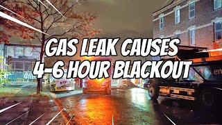 Cote St Paul gas leak and blackout [upl. by Aissatsan]