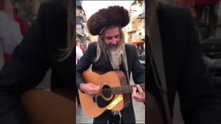 Hasidic Jew Jamming On His Guitar [upl. by Suedama]