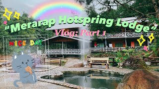 Vlog MERARAP HOT SPRING part1 [upl. by Ahsla]