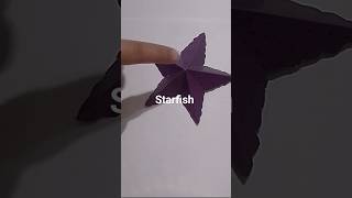 Star Fish Tutorial  Diy paper star fish origami easypapercraft [upl. by Ehtnax]