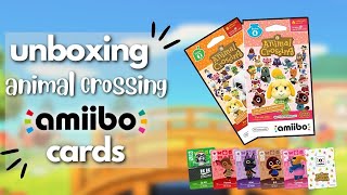 Unboxing Animal Crossing Amiibos for the FIRST TIME [upl. by Aysab]