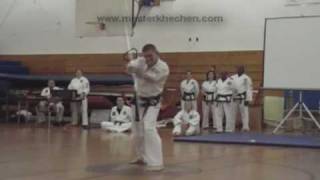 Tae Kwon DoXMA Bo Staff Demo [upl. by Annahavas639]