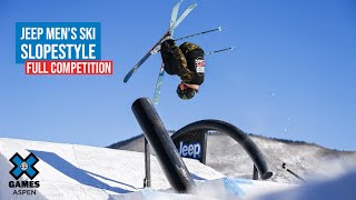 Jeep Men’s Ski Slopestyle FULL COMPETITION  X Games Aspen 2022 [upl. by Enaxor]