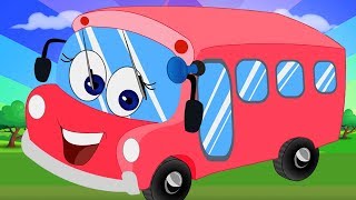 колеса на автобусе  песня для детей  дошкольная песня  Wheels On The Bus  Bus Rhymes For Kids [upl. by Ronn]