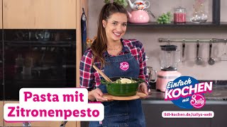 Einfach Pesto selber machen  Pasta mit Zitronenpesto und Bohnen  Rezepte für Lidl von Sallys Welt [upl. by Basilius]