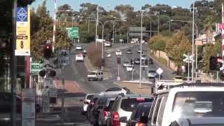 Ovingham Rail Station and Torrens Road Level Crossing AdelaideMetro Video [upl. by Ecnerrat27]