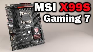 Распаковка MSI X99S Gaming 7 [upl. by Eenwat]