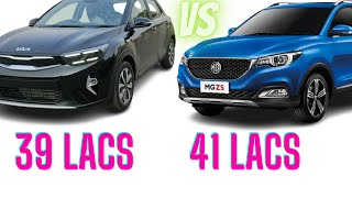 KIA Stonic EX  Vs MG ZS Comparison [upl. by Kristo]