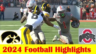 Iowa vs 3 Ohio State Football Game Highlights 10 5 2024 [upl. by Atteselrahc333]