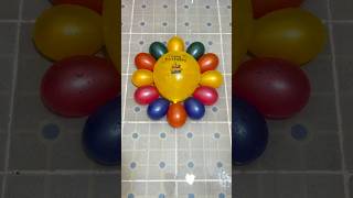 Yellow Happy Birthday Balloons With 12 Mini Rainbow Balloons Pop Reverse ASMR Satisfying amp Relaxing [upl. by Laval835]