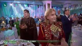 Turkmenistans president DJing at the 2020 New Years party [upl. by Nosidda]