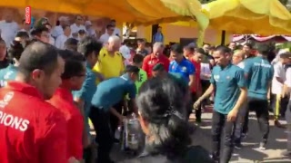 LIVE Sultan Perak Sultan Nazrin Muizzuddin Shah ke Sambutan meraikan PialaMalaysia [upl. by Geibel]