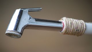 Many plumbers do not know how to attach a hose to a PVC water pipe [upl. by Aubin]