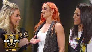 Are Bayley and Becky Lynch on Team Asuka or Team Ember Moon TakeOver Brooklyn III PreShow [upl. by Ahsinwad]