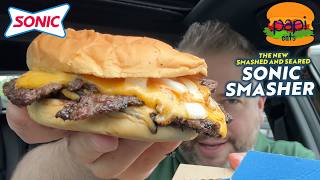 NEW Sonic Smasher Burger  Review [upl. by Corinna]