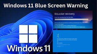 windows 11 blue screen warning online video cutter com [upl. by Ial]