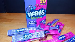 Unboxin Doxin  Nerds Friends Drink Mix Grape And Strawberry [upl. by Sadiras14]