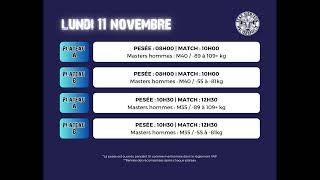 Championnats de France Masters 2024  Dimanche 10 Novembre [upl. by Nayr]