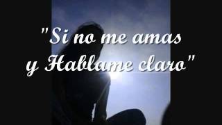 Pepe Aguilar Ft Fato quotSi no me amas y hablemos claroquot LETRA [upl. by Raab]