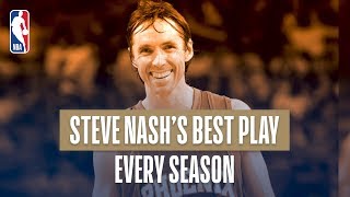 Steve Nashs Best Play Each Season Of His NBA Career [upl. by Estrin284]