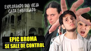 BROMA A TOP MANIASEXPLORANDO UNA CASA EMBRUJADA FT TATTOXTREMESIENDOTROLL 🔴 [upl. by Adnirolc344]