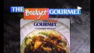 Budget Gourmet TV Dinner Commercial  1992 [upl. by Yecart]